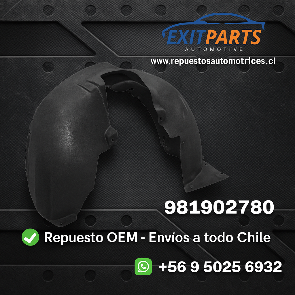 Guardafango Delantero Izquierdo Original Peugeot 308 II (2013-2021) - OEM 9819027780