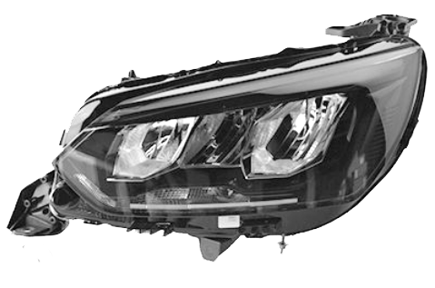 Óptico Delantero Izquierdo Peugeot 208 II / 2008 II 2019-2024 OEM 9833036380 - ExitParts Automotive