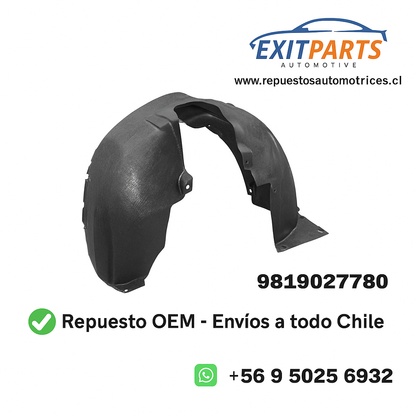 Guardafango Delantero Izquierdo Original Peugeot 308 II (2013-2021) - OEM 9819027780