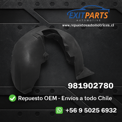 Guardafango Delantero Izquierdo Original Peugeot 308 II (2013-2021) - OEM 9819027780